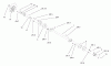 Toro 73561 (522xi) - 522xi Garden Tractor, 2004 (240000001-240999999) Ersatzteile DRIVE SHAFT ASSEMBLY