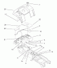 Toro 73561 (522xi) - 522xi Garden Tractor, 2004 (240000001-240999999) Ersatzteile FENDER & FUEL SYSTEM ASSEMBLY