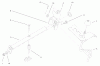 Toro 73561 (522xi) - 522xi Garden Tractor, 2004 (240000001-240999999) Ersatzteile HI-LO SHIFT ASSEMBLY