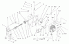 Toro 73561 (522xi) - 522xi Garden Tractor, 2004 (240000001-240999999) Ersatzteile HYDRO TRANS AXLE ASSEMBLY