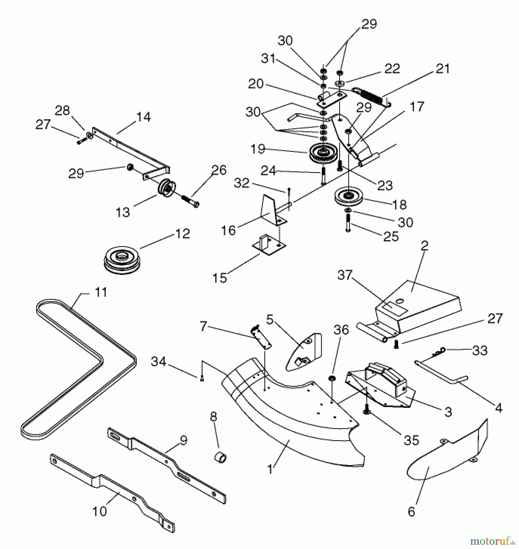 Toro Neu Accessories, Mower 79454 - Toro Quiet Collector Drive Kit, 48