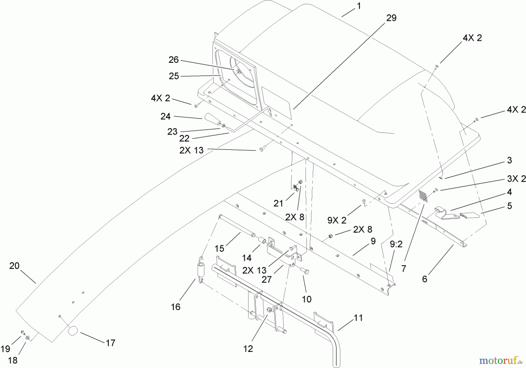  Toro Neu Accessories, Mower 79480 - Toro 42