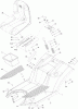 Toro 74560 (DH 140) - DH 140 Lawn Tractor, 2012 (SN 312000001-312999999) Ersatzteile SEAT AND BODY FENDER ASSEMBLY