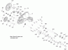 Toro 74560 (DH 140) - DH 140 Lawn Tractor, 2012 (SN 312000001-312999999) Ersatzteile SIDE HOUSING TRANSMISSION ASSEMBLY NO. 121-0999