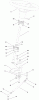 Toro 74560 (DH 140) - DH 140 Lawn Tractor, 2012 (SN 312000001-312999999) Ersatzteile STEERING CONTROL ASSEMBLY