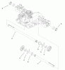 Toro 74570 (170-DH) - 170-DH Lawn Tractor, 2001 (210000001-210999999) Ersatzteile AXLE SHAFT ASSEMBLY