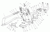 Toro 74570 (170-DH) - 170-DH Lawn Tractor, 2001 (210000001-210999999) Ersatzteile CHUTE-COLLECTOR ASSEMBLY