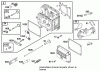 Toro 74570 (170-DH) - 170-DH Lawn Tractor, 2001 (210000001-210999999) Ersatzteile CYLINDER ASSEMBLY ENGINE BRIGGS AND STRATTON MODEL 311777-0151-E1 #2