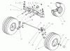 Toro 74570 (170-DH) - 170-DH Lawn Tractor, 2001 (210000001-210999999) Ersatzteile FRONT AXLE ASSEMBLY