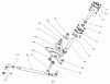 Toro 74570 (170-DH) - 170-DH Lawn Tractor, 2001 (210000001-210999999) Ersatzteile STEERING ASSEMBLY