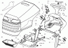 Toro 74570 (170-DH) - 170-DH Lawn Tractor, 2004 (240000001-240999999) Ersatzteile BODY AND HOOD ASSEMBLY