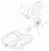 Toro 74570 (170-DH) - 170-DH Lawn Tractor, 2004 (240000001-240999999) Ersatzteile FINAL PINION ASSEMBLY TRANSMISSION ASSEMBLY NO. 104-2889