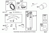Toro 74570 (170-DH) - 170-DH Lawn Tractor, 2004 (240000001-240999999) Ersatzteile OIL FILTER, TUBE, AND PUMP ASSEMBLY BRIGGS AND STRATTON 311777-0151-E1