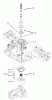 Toro 74570 (170-DH) - 170-DH Lawn Tractor, 2004 (240000001-240999999) Ersatzteile PUMP SHAFT ASSEMBLY TRANSMISSION ASSEMBLY NO. 104-2889
