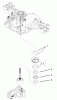 Toro 74570 (170-DH) - 170-DH Lawn Tractor, 2004 (240000001-240999999) Ersatzteile RANGE SHIFT ASSEMBLY TRANSMISSION ASSEMBLY NO. 104-2889