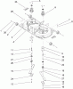 Toro 74570 (DH 210) - DH 210 Lawn Tractor, 2005 (250000001-250999999) Ersatzteile CUTTING PAN, MOWER HOUSING ASSEMBLY