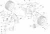 Toro 74570 (DH 210) - DH 210 Lawn Tractor, 2006 (260000001-260999999) Ersatzteile TRANSMISSION DRIVE ASSEMBLY