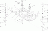 Toro 74571 (DH 200) - DH 200 Lawn Tractor, 2006 (260000001-260999999) Ersatzteile CUTTING PAN AND MOWER HOUSING ASSEMBLY