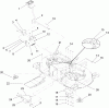 Toro 74573 (DH 200) - DH 200 Lawn Tractor, 2007 (270000001-270999999) Ersatzteile CUTTING PAN AND BAG ON DEMAND ASSEMBLY
