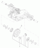 Toro 74573 (DH 200) - DH 200 Lawn Tractor, 2007 (270000001-270999999) Ersatzteile DIFFERENTIAL GEAR ASSEMBLY TRANSMISSION ASSEMBLY NO. 104-2889