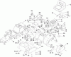 Toro 74573 (DH 200) - DH 200 Lawn Tractor, 2007 (270000001-270999999) Ersatzteile FRAME ASSEMBLY