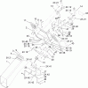 Toro 74573 (DH 200) - DH 200 Lawn Tractor, 2007 (270000001-270999999) Ersatzteile TUNNEL ASSEMBLY