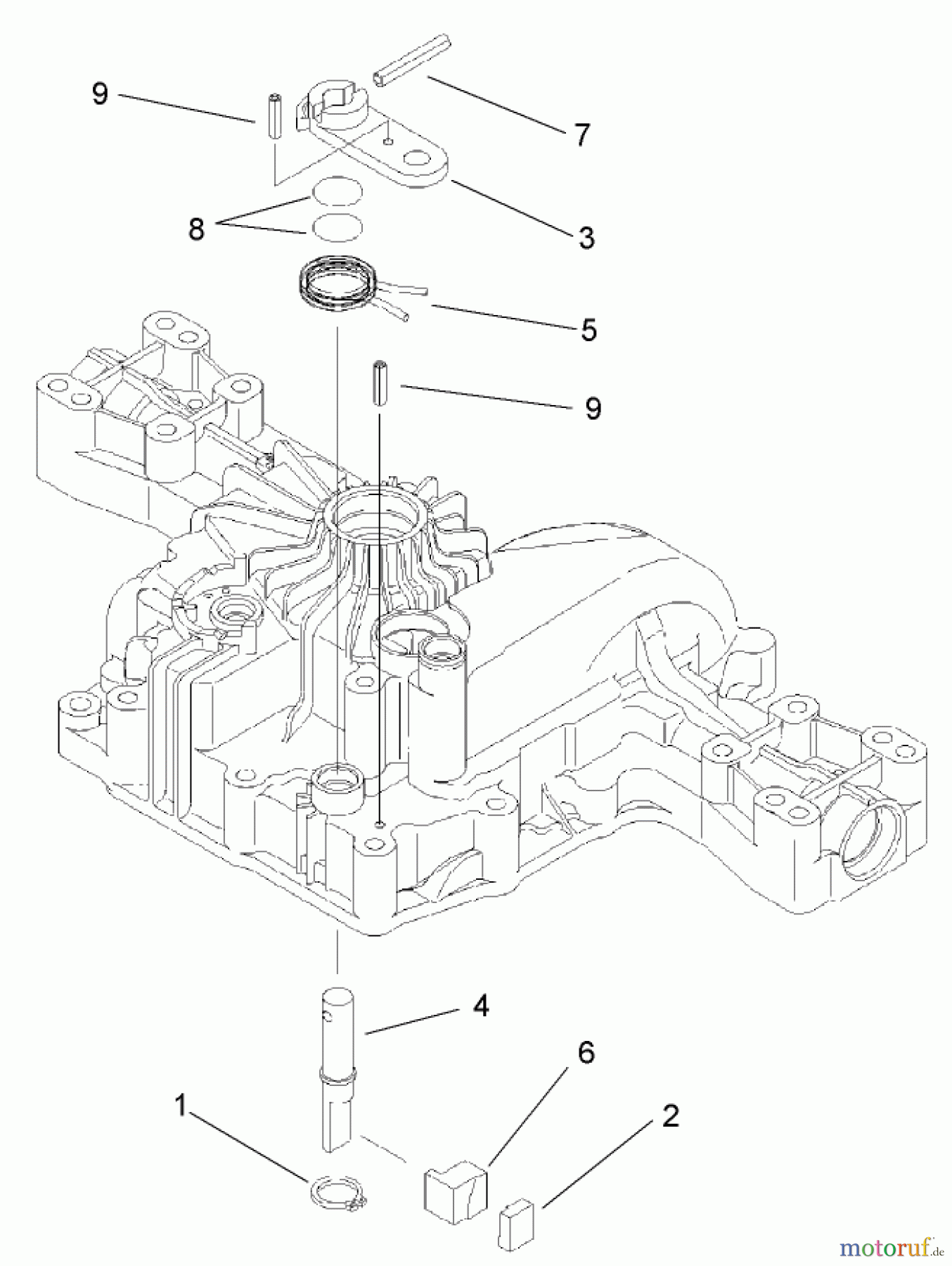 Toro Neu Mowers, Lawn & Garden Tractor Seite 1 74573 (DH 200) - Toro DH 200 Lawn Tractor, 2009 (290000001-290000480) BRAKE ASSEMBLY TRANSMISSION ASSEMBLY NO. 114-3155