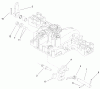 Toro 74573 (DH 200) - DH 200 Lawn Tractor, 2009 (290000001-290000480) Ersatzteile CONTROL SHAFT ASSEMBLY TRANSMISSION ASSEMBLY NO. 114-3155