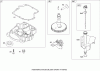 Toro 74573 (DH 200) - DH 200 Lawn Tractor, 2009 (290000001-290000480) Ersatzteile CRANKCASE ASSEMBLY BRIGGS AND STRATTON MODEL 31A607-0117-E1