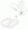 Toro 74573 (DH 200) - DH 200 Lawn Tractor, 2009 (290000001-290000480) Ersatzteile FINAL PINION ASSEMBLY TRANSMISSION ASSEMBLY NO. 114-3155