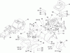 Toro 74573 (DH 200) - DH 200 Lawn Tractor, 2009 (290000001-290000480) Ersatzteile FRAME ASSEMBLY
