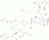 Toro 74573 (DH 200) - DH 200 Lawn Tractor, 2009 (290000001-290000480) Ersatzteile OPERATION - BRAKE AND BYPASS ASSEMBLY