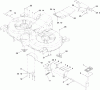 Toro 74573 (DH 200) - DH 200 Lawn Tractor, 2010 (310000001-310999999) Ersatzteile CUTTING PAN AND BAG ON DEMAND ASSEMBLY