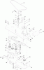 Toro 74573 (DH 200) - DH 200 Lawn Tractor, 2010 (310000001-310999999) Ersatzteile CUTTING PAN AND DRIVE SYSTEM ASSEMBLY