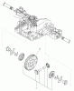 Toro 74573 (DH 200) - DH 200 Lawn Tractor, 2010 (310000001-310999999) Ersatzteile DIFFERENTIAL GEAR ASSEMBLY TRANSMISSION ASSEMBLY NO. 114-3155