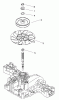 Toro 74573 (DH 200) - DH 200 Lawn Tractor, 2010 (310000001-310999999) Ersatzteile FAN PULLEY ASSEMBLY TRANSMISSION ASSEMBLY NO. 114-3155