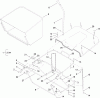 Toro 74573 (DH 200) - DH 200 Lawn Tractor, 2010 (310000001-310999999) Ersatzteile GRASS COLLECTOR ASSEMBLY