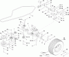 Toro 74573 (DH 200) - DH 200 Lawn Tractor, 2010 (310000001-310999999) Ersatzteile TRANSMISSION DRIVE ASSEMBLY