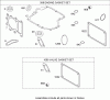 Toro 74582 (DH 210) - DH 210 Lawn Tractor, 2007 (270000001-270999999) Ersatzteile GASKET SET BRIGGS AND STRATTON MODEL 31G777-0130-E1