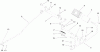 Toro 74582 (DH 210) - DH 210 Lawn Tractor, 2007 (270000001-270999999) Ersatzteile OPERATION AND TRAVEL PEDAL ASSEMBLY