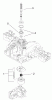 Toro 74582 (DH 210) - DH 210 Lawn Tractor, 2007 (270000001-270999999) Ersatzteile PUMP SHAFT ASSEMBLY TRANSMISSION ASSEMBLY NO. 104-2889