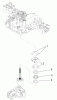 Toro 74582 (DH 210) - DH 210 Lawn Tractor, 2007 (270000001-270999999) Ersatzteile RANGE SHIFT ASSEMBLY TRANSMISSION ASSEMBLY NO. 104-2889