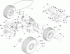Toro 74582 (DH 210) - DH 210 Lawn Tractor, 2007 (270000001-270999999) Ersatzteile TRANSMISSION DRIVE ASSEMBLY