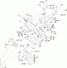 Toro 74582 (DH 210) - DH 210 Lawn Tractor, 2007 (270000001-270999999) Ersatzteile TUNNEL ASSEMBLY