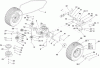 Toro 74582 (DH 210) - DH 210 Lawn Tractor, 2010 (310000001-310999999) Ersatzteile TRANSMISSION DRIVE ASSEMBLY