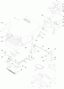 Toro 74582 (DH 210) - DH 210 Lawn Tractor, 2011 (311000001-311999999) Ersatzteile BODY AND HOOD ASSEMBLY