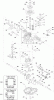 Toro 74582 (DH 210) - DH 210 Lawn Tractor, 2011 (311000001-311999999) Ersatzteile TRANSAXLE ASSEMBLY NO. 121-0900