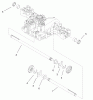 Toro 74590 (190-DH) - 190-DH Lawn Tractor, 2002 (220000001-220999999) Ersatzteile AXLE SHAFT ASSEMBLY