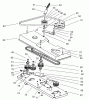 Toro 74590 (190-DH) - 190-DH Lawn Tractor, 2002 (220000001-220999999) Ersatzteile CUTTING PAN ASSEMBLY