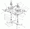 Toro 74590 (190-DH) - 190-DH Lawn Tractor, 2002 (220000001-220999999) Ersatzteile OPERATION CUTTING PAN ASSEMBLY